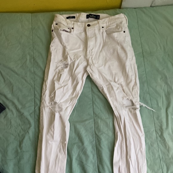 White jeans size W32-L30 from Hollister - Picture 3 of 3